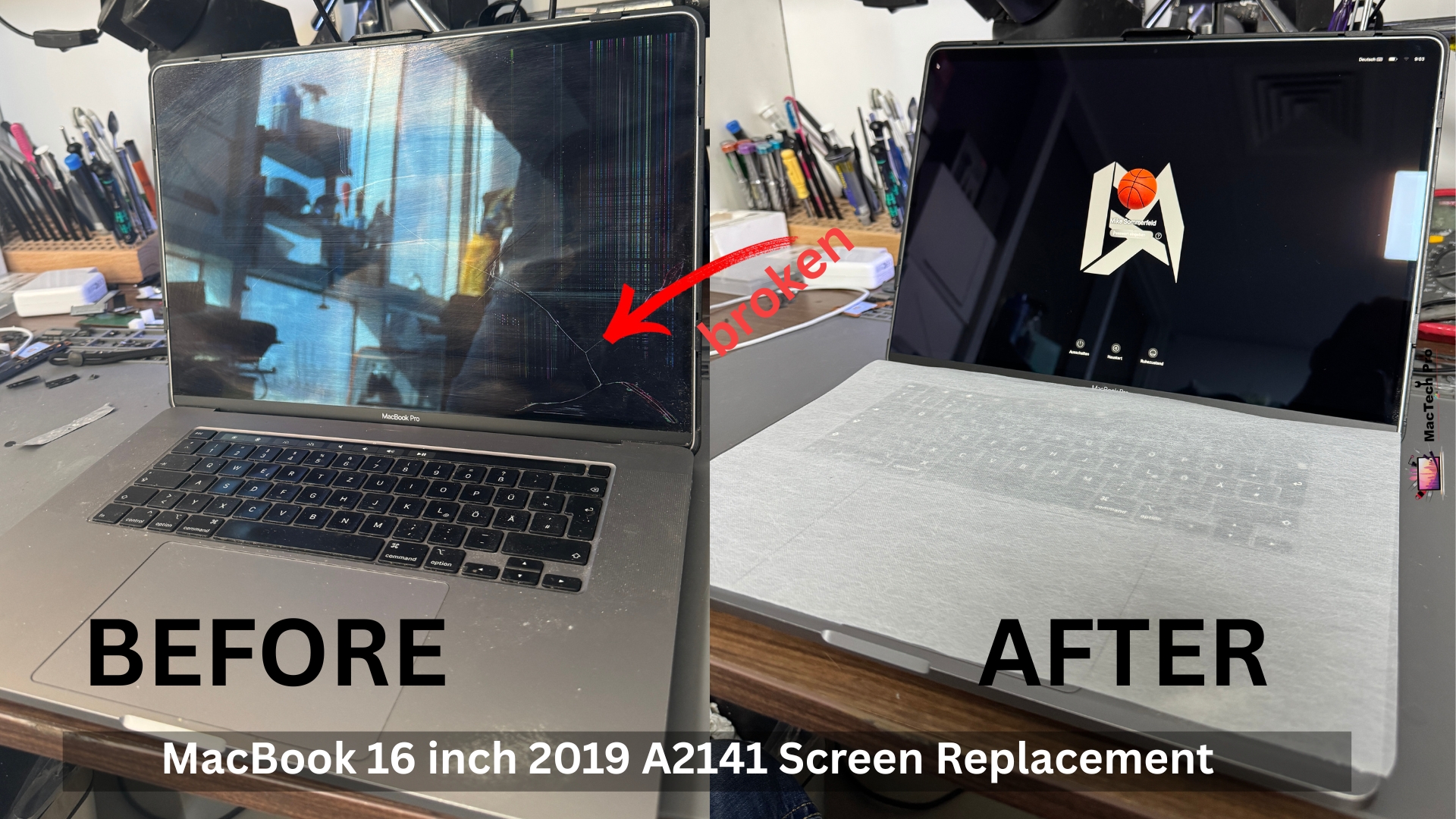 MacBook 16-inch Screen Replacement